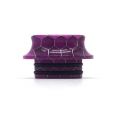 Resin 810 Drip Tip Snake Skin Anti-fried Mouthpiece for RTA RDA Vape Tank - Purple