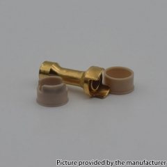 BrijG V2 Style Bridge Flipper 2.B Boro J-Tank Boro Tank for Boro SXK BB Billet Box Mod Kit - Gold + Black