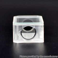 BrijG V2 Style Bridge Flipper 2.B Boro J-Tank Boro Tank for Boro SXK BB Billet Box Mod Kit - Silver + Clear