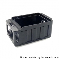 S-ProRo Style Aluminum + POM Boro Tank for SXK BB Billet AIO Box Mod Kit - Full  Black