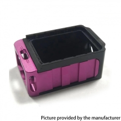 S-ProRo Style Aluminum + POM Boro Tank for SXK BB Billet AIO Box Mod Kit - Pink + Black