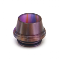 Replacement Large Bore 810 Resin Drip Tip for 528 Goon Kennedy Battle Mad Dog RDA RTA Tank - Purple