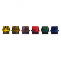 Replacement Large Bore 810 Resin Drip Tip for 528 Goon Kennedy Battle Mad Dog RDA RTA Tank - Blue