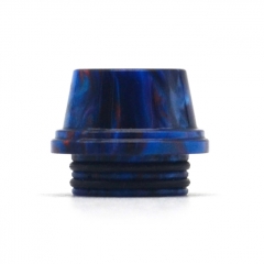 Replacement Large Bore 810 Resin Drip Tip for 528 Goon Kennedy Battle Mad Dog RDA RTA Tank - Blue