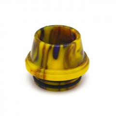 Replacement Large Bore 810 Resin Drip Tip for 528 Goon Kennedy Battle Mad Dog RDA RTA Tank - Yellow