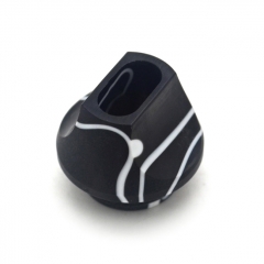 Resin 810 Drip Tip Radian Mouthpiece for RTA Tank RDA - Black White