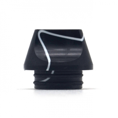 Resin 810 Drip Tip Radian Mouthpiece for RTA Tank RDA - Black White