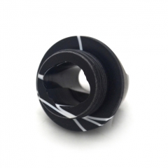 Resin 810 Drip Tip Radian Mouthpiece for RTA Tank RDA - Black White
