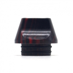 Resin 810 Drip Tip Radian Vape Mouthpiece for RTA Tank RDA - Black Red