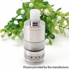 SXK 8C Tank Anteprima Style 22mm RTA Rebuildable Tank Vape Atomizer 2.2ml - Silver