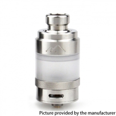 Authentic Across X Dovpo Hazard 24mm RTA Tank 4ml - Sliver