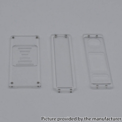 Authentic MK MODS Acrylic Replacement Cover Panel Plate for Stubby Aio Mod Kit - Translucent