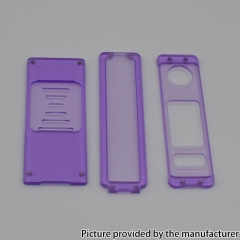 Authentic MK MODS Acrylic Replacement Cover Panel Plate for Stubby Aio Mod Kit - Purple