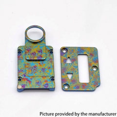 Authentic MK MODS Titanium Ti-type2 inner Plate Set for SXK BB Billet Box Mod Kit - Rainbow