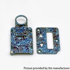 Authentic MK MODS Titanium Ti-type2 inner Plate Set for SXK BB Billet Box Mod Kit - Blue