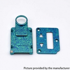 Authentic MK MODS Titanium Ti-type2 inner Plate Set for SXK BB Billet Box Mod Kit - Green