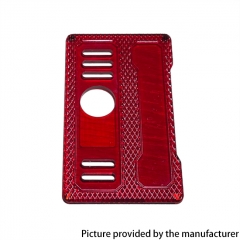 Replacement Round Button Front + Back Door Panel Plates for BB Billet Box Vape Mod 2PCS - Red