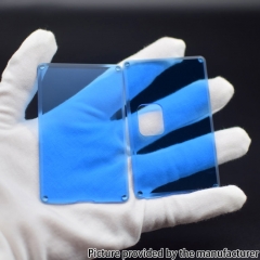 Authentic MK MODS Acrylic Replacement Front + Back Cover Panel Plate for VandyVape Pulse AIO.5 Kit - Blue