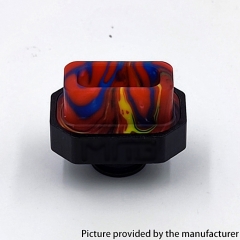 Kontrl Mag Style Aluminum Resin 510 Drip Tip - Black + Red