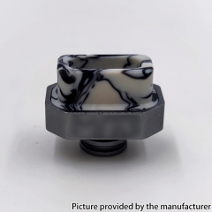 Kontrl Mag Style Aluminum Resin 510 Drip Tip - Grey + White