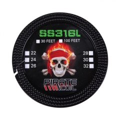 Pirate Coil SS316L Heating Resistance Wire 28GA 10 Meters