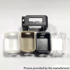 Monarchy Style Boro Tank for SXK BB  Billet AIO Box Mod Kit - Black + White