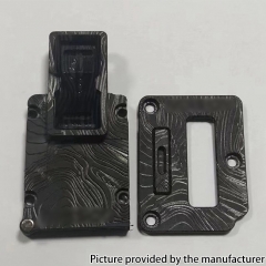 Mission Rokr Switch Style POM Inner Plate Set for SXK BB Billet Box Mod Kit - Black