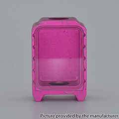 Authentic MK MODS Topo Boro Tank for SXK BB Billet AIO Box Mod Kit - Pink