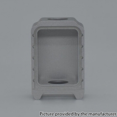 Authentic MK MODS Boro Tank for SXK BB  Billet AIO Box Mod Kit - Sliver