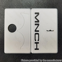 NS X MONARCHY Style Front + Back Cover Panel Plate for BB Billet Box Mod Kit 2PCS - White