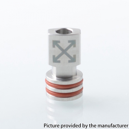 510 Drip Tip Stainless Steel Mouthpiece for RTA RDA Atomizer - Silver