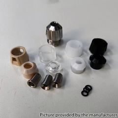 MISSION XV Draco Style Integrated Booster Drip Tip Set for BB Billet Boro AIO Mod - A