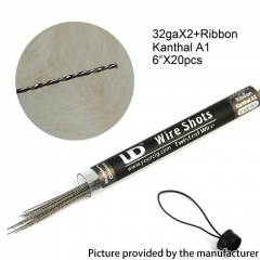 UD KA1 Twisted Wire 32Ga*2 + Ribbon 6IN*20pcs
