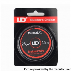 UD KA1 Braided Wire 28GA*3 Heat Wire 15FEET