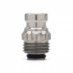 Mission MXV Nuke Style Titanium Alloy Drip Tip for SXK BB Billet Boro AIO Mod - Sliver