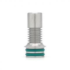 Long 510 Drip Tip Titanium Mouthpiece for RTA RDA Vape Atomizer - Silver