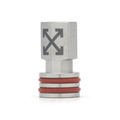 510 Drip Tip Stainless Steel Mouthpiece for RTA RDA Atomizer - Silver