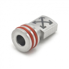 510 Drip Tip Stainless Steel Mouthpiece for RTA RDA Atomizer - Silver