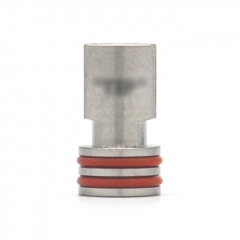 510 Drip Tip Titanium Mouthpiece for RTA RDA Atomizer - Silver