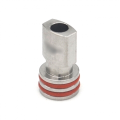 510 Drip Tip Titanium Mouthpiece for RTA RDA Atomizer - Silver