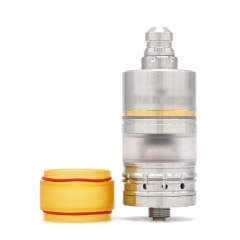 Menelaus Style 22mm RTA Rebuildable Tank Atomizer 4ml - Silver