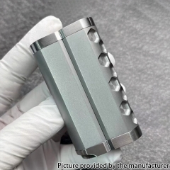 Hellfire Titanium TITAN Diamond Style Evolv DNA 75C 75W 18650 Vape Box Mod - Silver