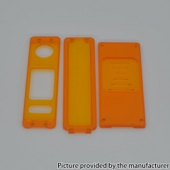 Authentic MK MODS Acrylic Replacement Cover Panel Plate for Stubby Aio Mod Kit - Orange