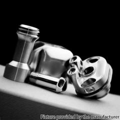 ESG Skynet Style Titanium Alloy RBA Bridge with 7 Air Pins for BB Billet Boro Tank - Silver