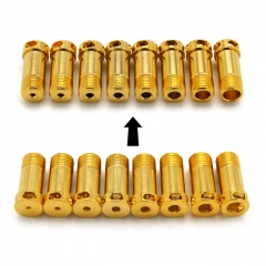 Monarchy MOBB V2 M2 Style Titanium Alloy RBA Bridge  with 7 Air Pins for Billet  BB  Boro Tank