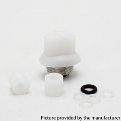 SXK Hussar II Style Drip Tip Set for BB Billet Box Mod - White