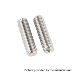 Replacement Slotted Screws M3*3mm for Protocol Atom Style Bridge RBA 20pcs - Sliver