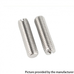 Replacement Slotted Screws M2*4mm for SXK Jenna Style Bridge RBA 20pcs - Silver