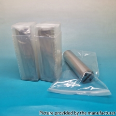 Replacement 18650 Battery Tube for DIY Mod - Silver