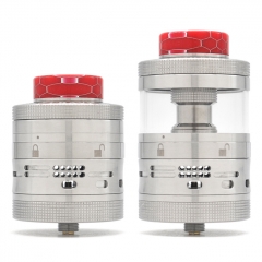 Authentic Steam Crave Aromamizer Ragnar 35mm RDTA Rebuildable Dripping Tank Vape Atomizer 18ml - Silver